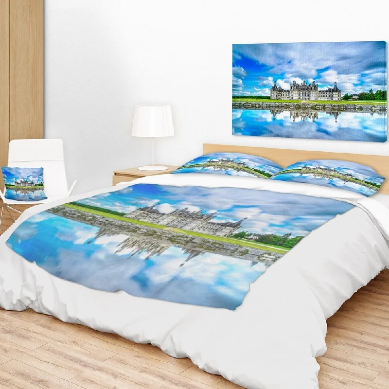 Microfiber blankets that are durable and easy to care forRayon from bamboo blankets for a silky and breathable feelDesignart 'Chateau De Chambord Castle in Blue' Landscape Wall Throw Blanket Microfiber blankets that are durable and easy to care forRayon from bamboo blankets for a silky and breathable feelDesignart 'Chateau De Chambord Castle in Blue' Landscape Wall Throw Blanket