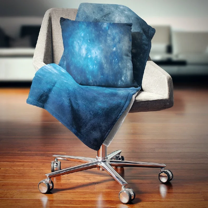 Cotton blankets for breathability and a lightweight feelMohair blankets with a unique sheen and softnessDesignart 'Clear Blue Starry Fractal Sky' Abstract Throw Blanket Cotton blankets for breathability and a lightweight feelMohair blankets with a unique sheen and softnessDesignart 'Clear Blue Starry Fractal Sky' Abstract Throw Blanket