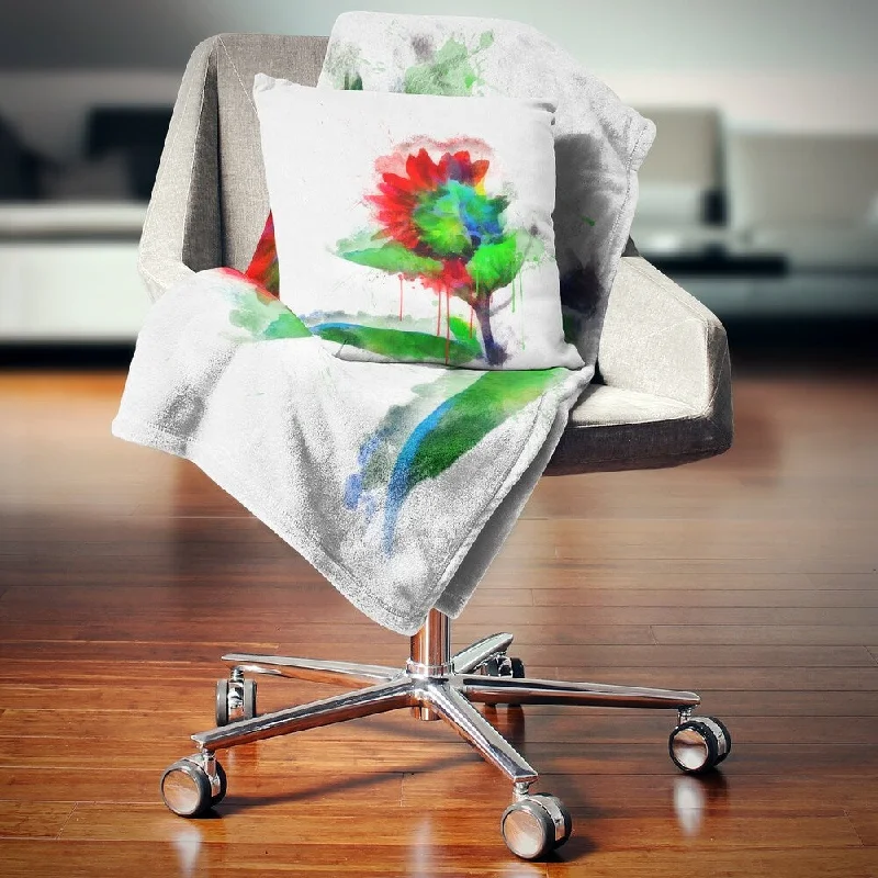 Cashmere blankets for ultimate softness and luxuryAlpaca wool blankets for a hypoallergenic and warm optionDesignart 'Colorful Flower Stem with Splashes' Floral Throw Blanket Cashmere blankets for ultimate softness and luxuryAlpaca wool blankets for a hypoallergenic and warm optionDesignart 'Colorful Flower Stem with Splashes' Floral Throw Blanket
