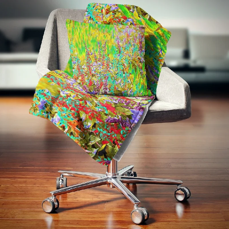 Fleece blankets for a cozy and plush textureWool blankets with natural warmth and insulationDesignart 'Colorful Textured Flowerbed' Floral Throw Blanket Fleece blankets for a cozy and plush textureWool blankets with natural warmth and insulationDesignart 'Colorful Textured Flowerbed' Floral Throw Blanket
