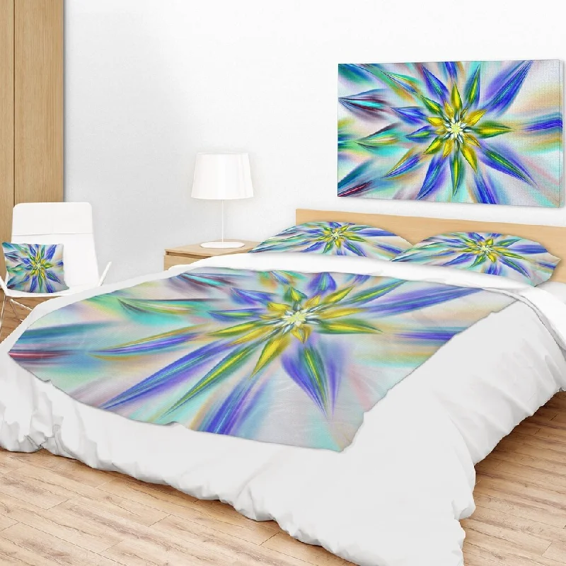 Silk blankets with a smooth and elegant touchRayon from bamboo blankets for a silky and breathable feelDesignart 'Dancing Blue Fractal Flower' Floral Throw Blanket Silk blankets with a smooth and elegant touchRayon from bamboo blankets for a silky and breathable feelDesignart 'Dancing Blue Fractal Flower' Floral Throw Blanket