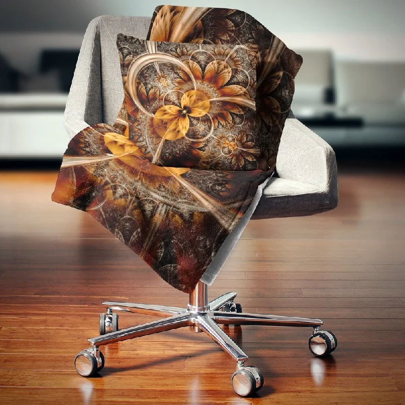 Silk blankets with a smooth and elegant touchSilk blankets with a smooth and elegant touchDesignart 'Dark Orange Fractal Flower' Abstract Throw Blanket Silk blankets with a smooth and elegant touchSilk blankets with a smooth and elegant touchDesignart 'Dark Orange Fractal Flower' Abstract Throw Blanket