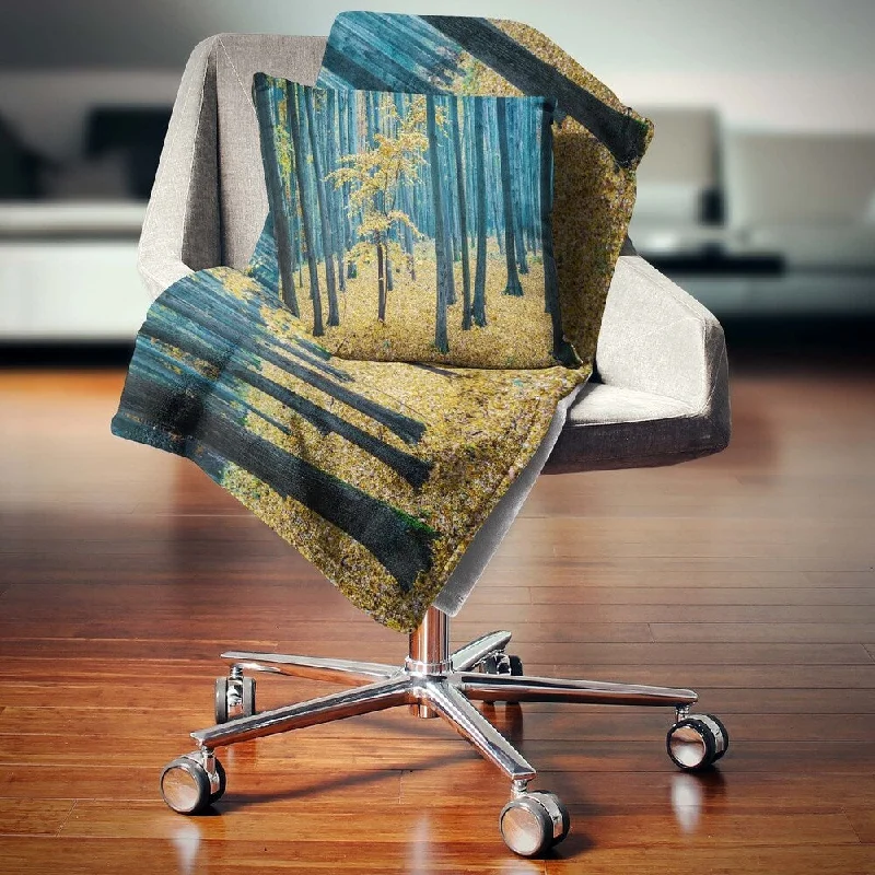 Linen blankets with a rustic and textured lookSilk blankets with a smooth and elegant touchDesignart 'Dense Autumn Beach Forest' Oversized Forest Throw Blanket Linen blankets with a rustic and textured lookSilk blankets with a smooth and elegant touchDesignart 'Dense Autumn Beach Forest' Oversized Forest Throw Blanket