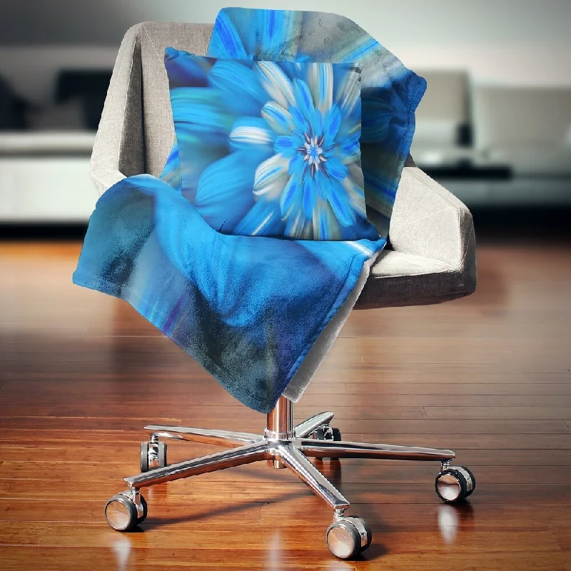 Chenille blankets with a thick and fuzzy textureAlpaca wool blankets for a hypoallergenic and warm optionDesignart 'Exotic Dance of Blue Flower Petals' Floral Throw Blanket Chenille blankets with a thick and fuzzy textureAlpaca wool blankets for a hypoallergenic and warm optionDesignart 'Exotic Dance of Blue Flower Petals' Floral Throw Blanket