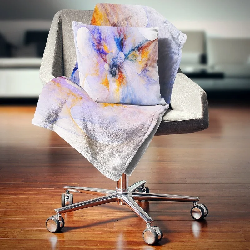 Wool blankets with natural warmth and insulationSynthetic fiber blend blankets for a budget - friendly choiceDesignart 'Fractal Floral Art' Floral Throw Blanket Wool blankets with natural warmth and insulationSynthetic fiber blend blankets for a budget - friendly choiceDesignart 'Fractal Floral Art' Floral Throw Blanket