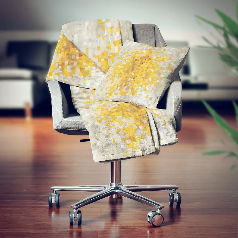 Cashmere blankets for ultimate softness and luxuryCashmere blankets for ultimate softness and luxuryDesignart' Glam Yellow Explosion Blocks' Modern Throw Blanket - 71x59 Cashmere blankets for ultimate softness and luxuryCashmere blankets for ultimate softness and luxuryDesignart' Glam Yellow Explosion Blocks' Modern Throw Blanket - 71x59