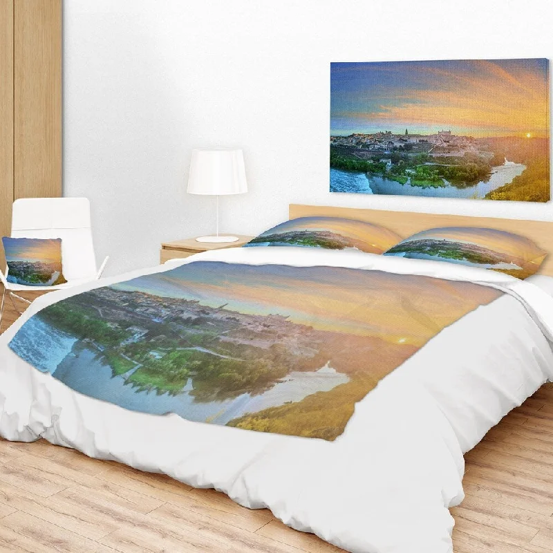 Mohair blankets with a unique sheen and softnessSynthetic fiber blend blankets for a budget - friendly choiceDesignart 'Hill over the Tagus River Spain' Landscape Fleece Throw Blanket Mohair blankets with a unique sheen and softnessSynthetic fiber blend blankets for a budget - friendly choiceDesignart 'Hill over the Tagus River Spain' Landscape Fleece Throw Blanket