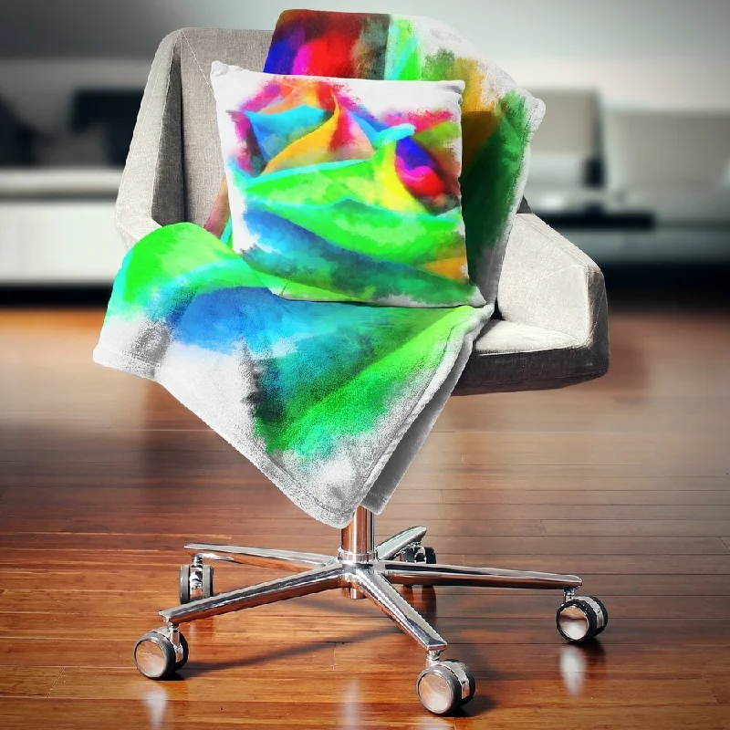 Microfiber blankets that are durable and easy to care forKing - size blankets to cover large beds comfortablyDesignart 'Large Colorful Rose Watercolor' Floral Throw Blanket Microfiber blankets that are durable and easy to care forKing - size blankets to cover large beds comfortablyDesignart 'Large Colorful Rose Watercolor' Floral Throw Blanket