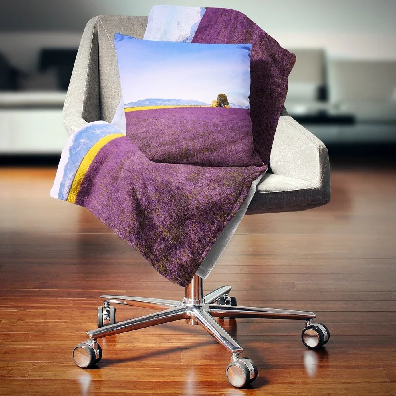 Cashmere blankets for ultimate softness and luxurySynthetic fiber blend blankets for a budget - friendly choiceDesignart 'Lavender Flowers with Old House' Landscape Wall Throw Blanket Cashmere blankets for ultimate softness and luxurySynthetic fiber blend blankets for a budget - friendly choiceDesignart 'Lavender Flowers with Old House' Landscape Wall Throw Blanket