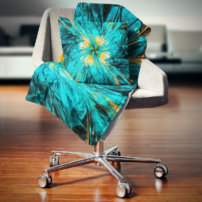 Cotton blankets for breathability and a lightweight feelWool blankets with natural warmth and insulationDesignart 'Layered Blue Fractal Flower Petals' Floral Throw Blanket Cotton blankets for breathability and a lightweight feelWool blankets with natural warmth and insulationDesignart 'Layered Blue Fractal Flower Petals' Floral Throw Blanket