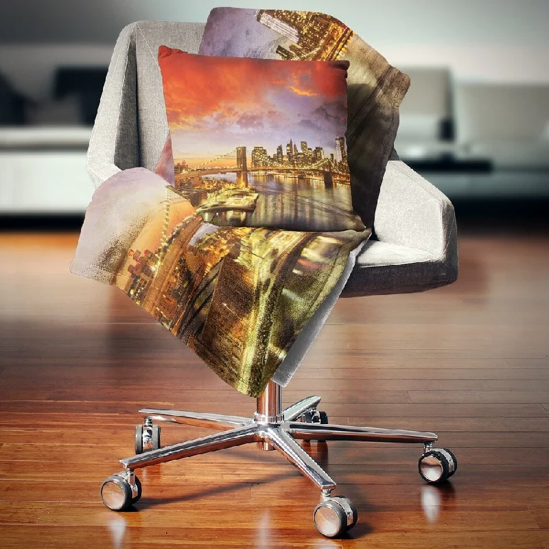 Cotton blankets for breathability and a lightweight feelMicrofiber blankets that are durable and easy to care forDesignart 'Manhattan Skyline at Winter' Cityscape Photo Throw Blanket Cotton blankets for breathability and a lightweight feelMicrofiber blankets that are durable and easy to care forDesignart 'Manhattan Skyline at Winter' Cityscape Photo Throw Blanket