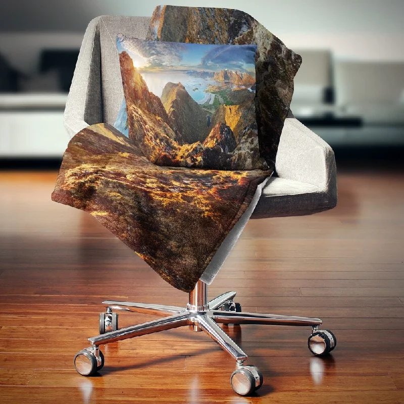 Microfiber blankets that are durable and easy to care forFleece blankets for a cozy and plush textureDesignart 'Ocean and Mountains Panorama' Landscape Fleece Throw Blanket Microfiber blankets that are durable and easy to care forFleece blankets for a cozy and plush textureDesignart 'Ocean and Mountains Panorama' Landscape Fleece Throw Blanket