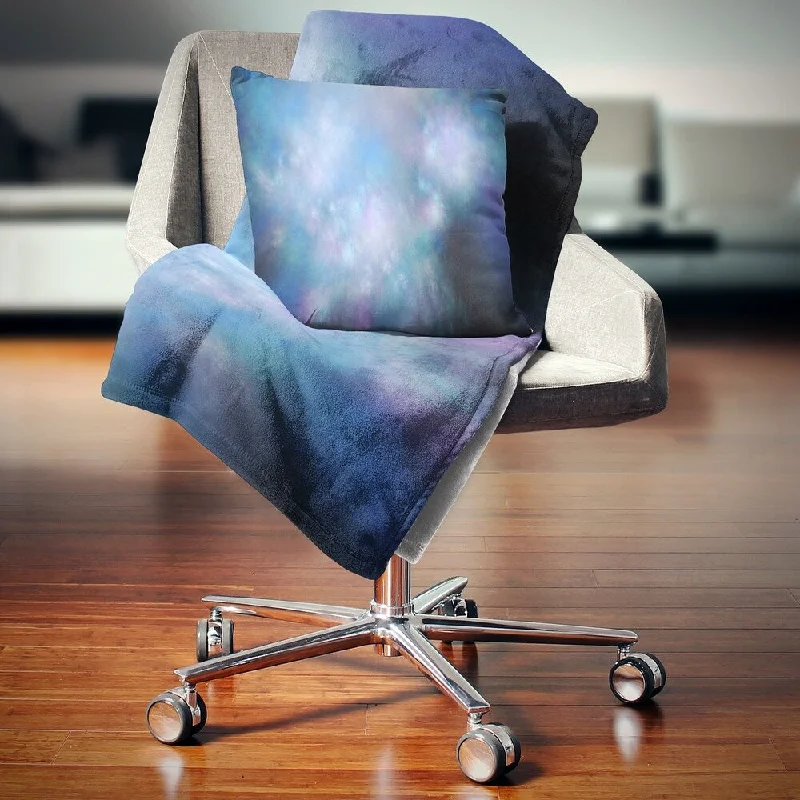 Silk blankets with a smooth and elegant touchRayon from bamboo blankets for a silky and breathable feelDesignart 'Perfect Light Blue Starry Sky' Abstract Throw Blanket Silk blankets with a smooth and elegant touchRayon from bamboo blankets for a silky and breathable feelDesignart 'Perfect Light Blue Starry Sky' Abstract Throw Blanket