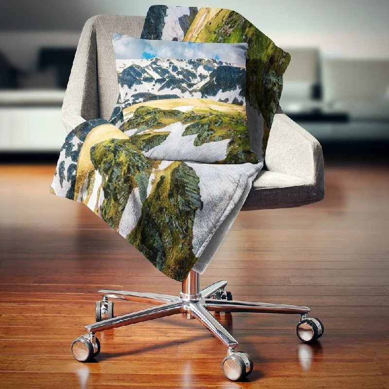 King - size blankets to cover large beds comfortablyMicrofiber blankets that are durable and easy to care forDesignart 'Rila lakes and Mountains in Bulgaria' Landscape Fleece Throw Blanket King - size blankets to cover large beds comfortablyMicrofiber blankets that are durable and easy to care forDesignart 'Rila lakes and Mountains in Bulgaria' Landscape Fleece Throw Blanket