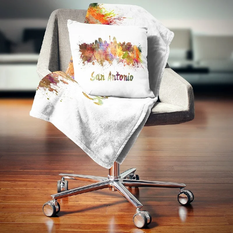 King - size blankets to cover large beds comfortablyKing - size blankets to cover large beds comfortablyDesignart 'San Antonio Skyline' Cityscape Throw Blanket King - size blankets to cover large beds comfortablyKing - size blankets to cover large beds comfortablyDesignart 'San Antonio Skyline' Cityscape Throw Blanket