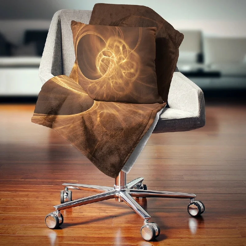 Linen blankets with a rustic and textured lookLinen blankets with a rustic and textured lookDesignart 'Softly Glowing Circles Golden' Abstract Throw Blanket Linen blankets with a rustic and textured lookLinen blankets with a rustic and textured lookDesignart 'Softly Glowing Circles Golden' Abstract Throw Blanket