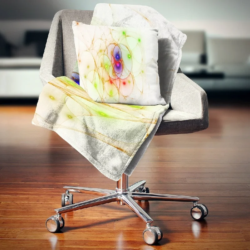 Queen - size blankets for standard - sized bedsMohair blankets with a unique sheen and softnessDesignart 'Spherical Colorful Fractal Design' Abstract Throw Blanket Queen - size blankets for standard - sized bedsMohair blankets with a unique sheen and softnessDesignart 'Spherical Colorful Fractal Design' Abstract Throw Blanket