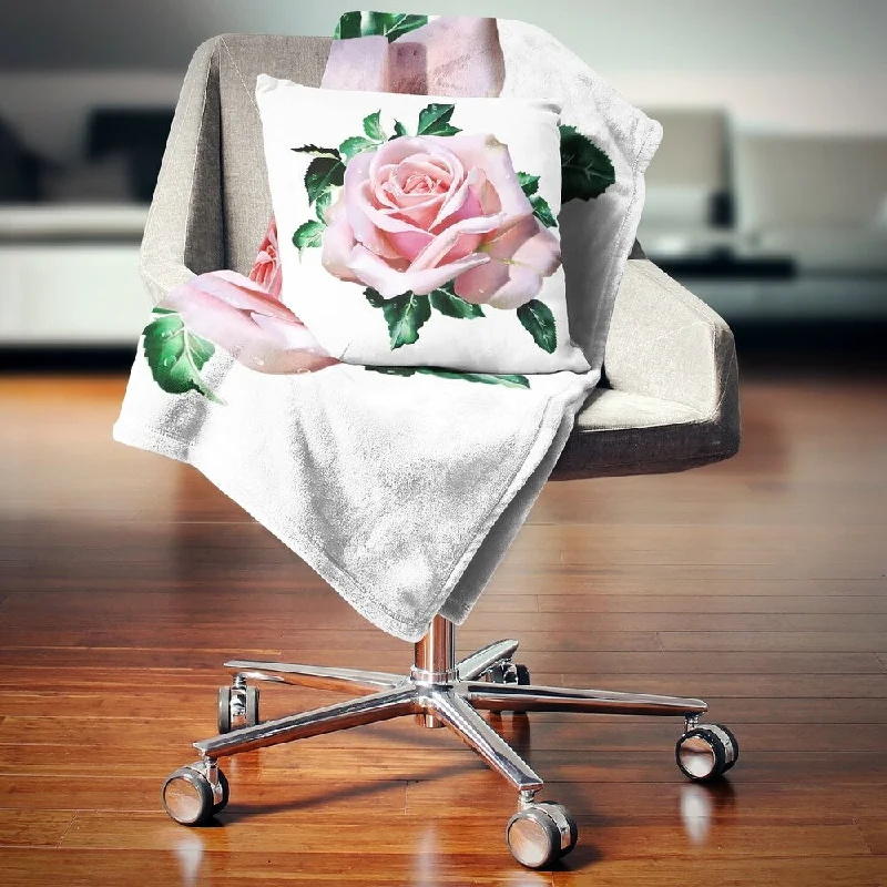 Acrylic blankets for a soft and affordable alternativeCotton blankets for breathability and a lightweight feelDesignart 'Watercolor Rose with Green Leaves' Floral Throw Blanket Acrylic blankets for a soft and affordable alternativeCotton blankets for breathability and a lightweight feelDesignart 'Watercolor Rose with Green Leaves' Floral Throw Blanket