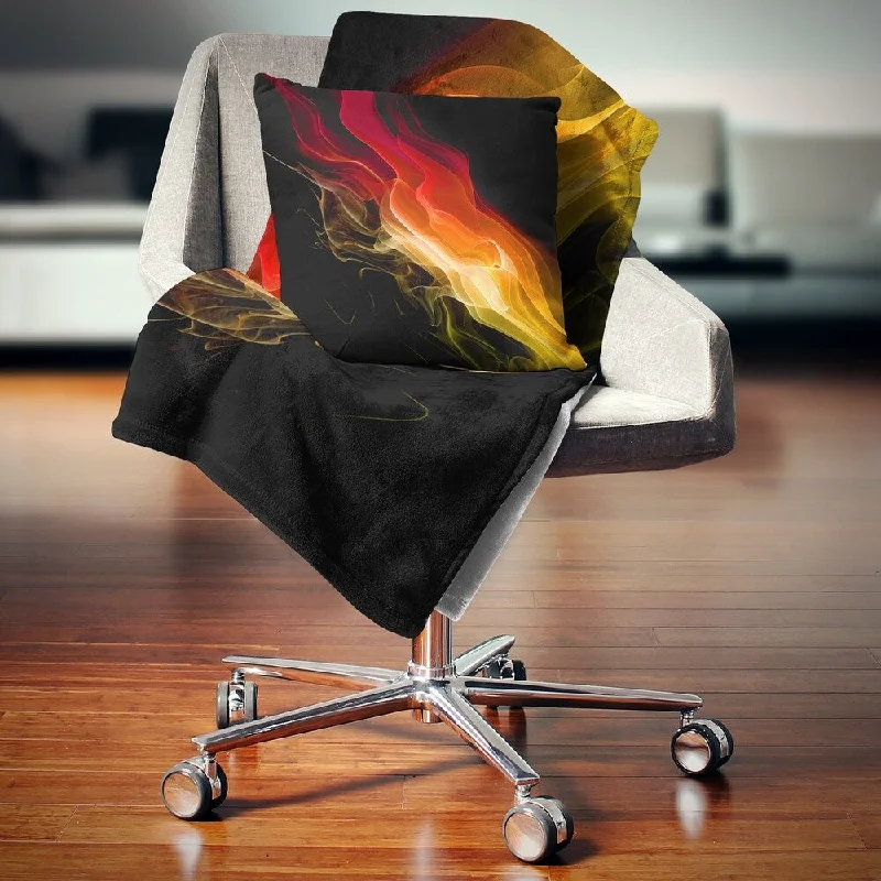Wool blankets with natural warmth and insulationCotton blankets for breathability and a lightweight feelDesignart 'Yellow Red 3d Abstract Waves' Contemporary Abstract Throw Blanket Wool blankets with natural warmth and insulationCotton blankets for breathability and a lightweight feelDesignart 'Yellow Red 3d Abstract Waves' Contemporary Abstract Throw Blanket