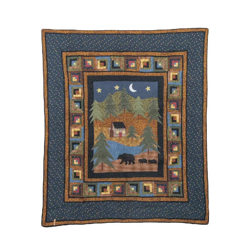 Alpaca wool blankets for a hypoallergenic and warm optionSilk blankets with a smooth and elegant touchDonna Sharp Midnight Bear Throw Alpaca wool blankets for a hypoallergenic and warm optionSilk blankets with a smooth and elegant touchDonna Sharp Midnight Bear Throw