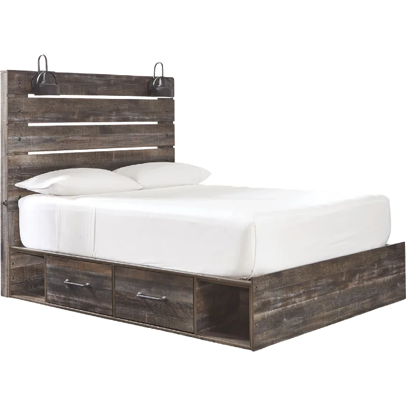 Gel - infused memory foam mattresses for cooler sleepBamboo - charcoal infused mattresses for odor absorptionDrystan Panel Bed with 4 Drawer Storage - Multi Gel - infused memory foam mattresses for cooler sleepBamboo - charcoal infused mattresses for odor absorptionDrystan Panel Bed with 4 Drawer Storage - Multi