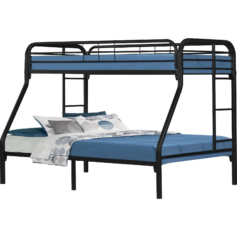 Innerspring mattresses with coil counts for supportMemory foam mattresses for pressure relief and contouringDuke Twin Over Full Bunk Bed - Black Innerspring mattresses with coil counts for supportMemory foam mattresses for pressure relief and contouringDuke Twin Over Full Bunk Bed - Black