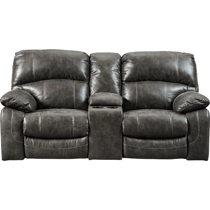 Wool - filled mattresses for natural insulation and moisture - wickingKing - size mattresses for spacious master bedroomsDunwell Power Reclining Loveseat with Console - Steel Wool - filled mattresses for natural insulation and moisture - wickingKing - size mattresses for spacious master bedroomsDunwell Power Reclining Loveseat with Console - Steel