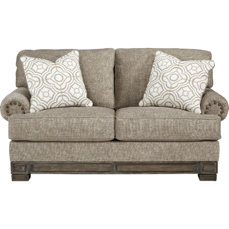 Bamboo - charcoal infused mattresses for odor absorptionWool - filled mattresses for natural insulation and moisture - wickingEinsgrove Loveseat - Sandstone Bamboo - charcoal infused mattresses for odor absorptionWool - filled mattresses for natural insulation and moisture - wickingEinsgrove Loveseat - Sandstone