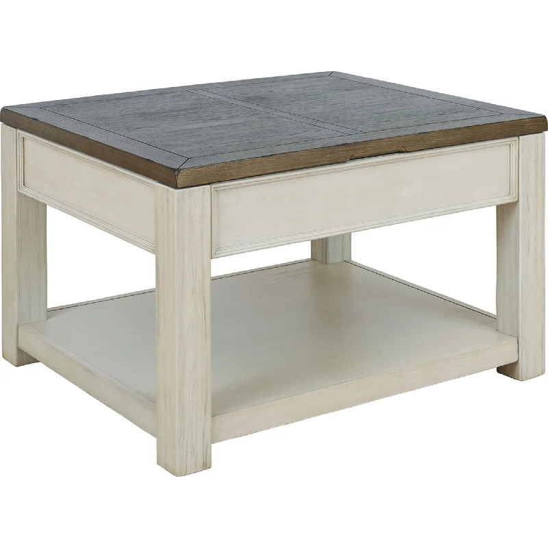 Gel - infused memory foam mattresses for cooler sleepWool - filled mattresses for natural insulation and moisture - wickingElanbach Coffee Table - Brown/White Gel - infused memory foam mattresses for cooler sleepWool - filled mattresses for natural insulation and moisture - wickingElanbach Coffee Table - Brown/White