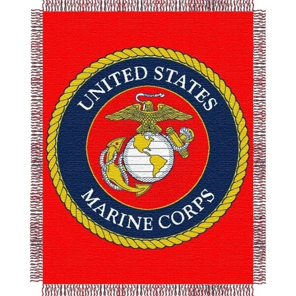 King - size blankets to cover large beds comfortablyCotton blankets for breathability and a lightweight feelENT 019 USMC Throw Blanket - Multi King - size blankets to cover large beds comfortablyCotton blankets for breathability and a lightweight feelENT 019 USMC Throw Blanket - Multi