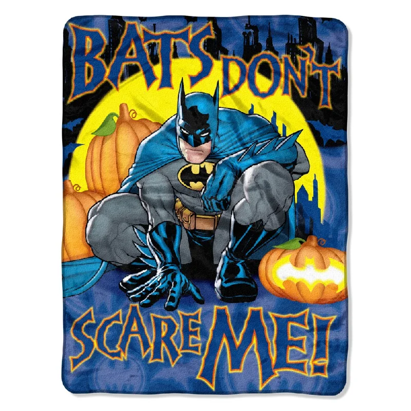 Chenille blankets with a thick and fuzzy textureBamboo fiber blankets with natural antibacterial propertiesENT 659 Not Scary Polyester Batman Throw Chenille blankets with a thick and fuzzy textureBamboo fiber blankets with natural antibacterial propertiesENT 659 Not Scary Polyester Batman Throw