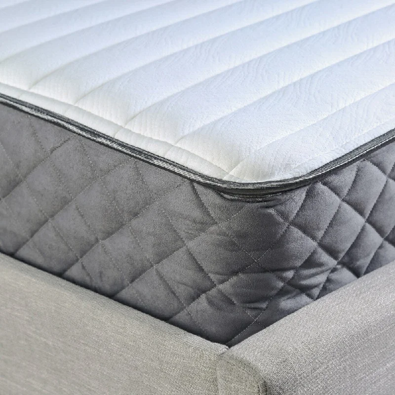 Wool - filled mattresses for natural insulation and moisture - wickingBamboo - charcoal infused mattresses for odor absorptionmiBasics 7-inch Tight Top Cal King-size Mattress Wool - filled mattresses for natural insulation and moisture - wickingBamboo - charcoal infused mattresses for odor absorptionmiBasics 7-inch Tight Top Cal King-size Mattress