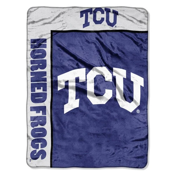 Fleece blankets for a cozy and plush textureCotton blankets for breathability and a lightweight feelNCAA Raschel Texas Christian University Horned Frogs School Spirit Throw Fleece blankets for a cozy and plush textureCotton blankets for breathability and a lightweight feelNCAA Raschel Texas Christian University Horned Frogs School Spirit Throw