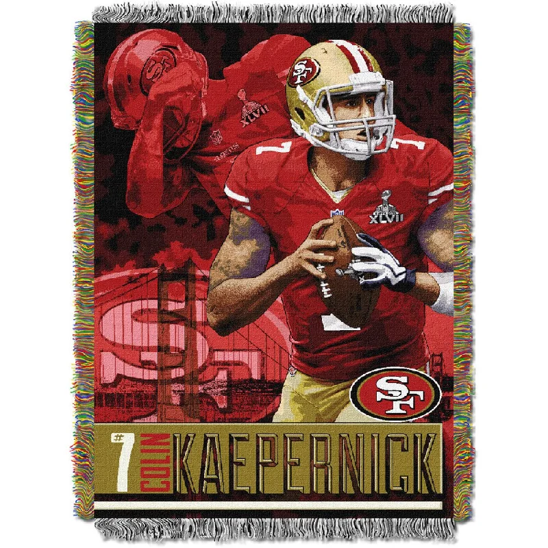 Alpaca wool blankets for a hypoallergenic and warm optionChenille blankets with a thick and fuzzy textureNFL 051 Colin Kapernich - 49ers Player Throw Alpaca wool blankets for a hypoallergenic and warm optionChenille blankets with a thick and fuzzy textureNFL 051 Colin Kapernich - 49ers Player Throw