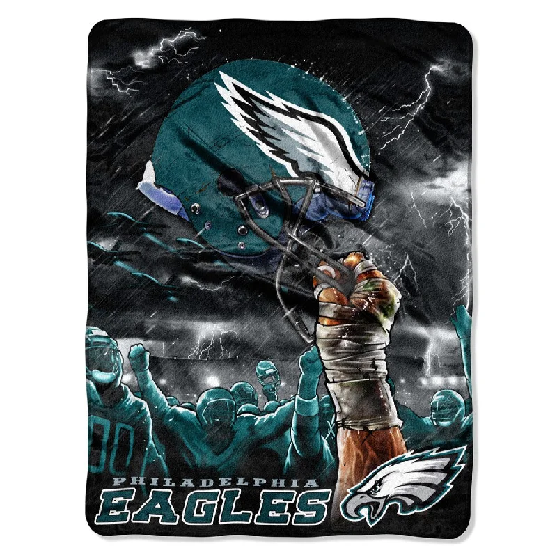 Recycled polyester blankets for an eco - conscious optionMicrofiber blankets that are durable and easy to care forNFL Philadelphia Eagles Rachel Sky Helmet Throw Recycled polyester blankets for an eco - conscious optionMicrofiber blankets that are durable and easy to care forNFL Philadelphia Eagles Rachel Sky Helmet Throw