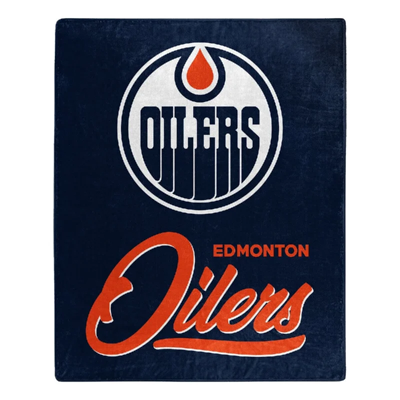 Chenille blankets with a thick and fuzzy textureCashmere blankets for ultimate softness and luxuryNHL Edmonton Oilers Signature Raschel Throw Blanket Chenille blankets with a thick and fuzzy textureCashmere blankets for ultimate softness and luxuryNHL Edmonton Oilers Signature Raschel Throw Blanket
