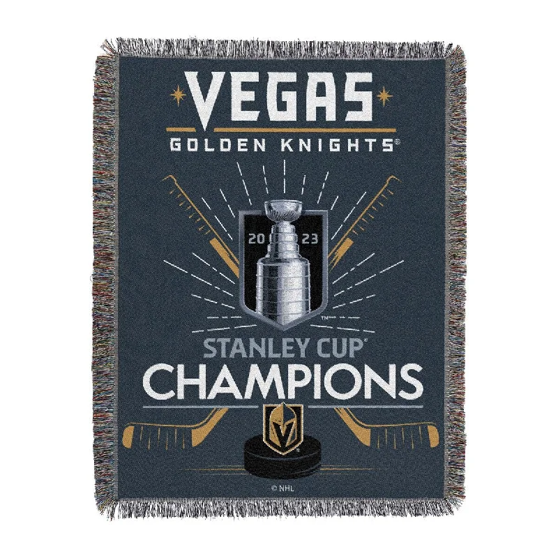 Linen blankets with a rustic and textured lookRecycled polyester blankets for an eco - conscious optionNHL Golden Knights 2023 Stanley Cup Champions Stick Burst Woven Tapestry Throw Linen blankets with a rustic and textured lookRecycled polyester blankets for an eco - conscious optionNHL Golden Knights 2023 Stanley Cup Champions Stick Burst Woven Tapestry Throw