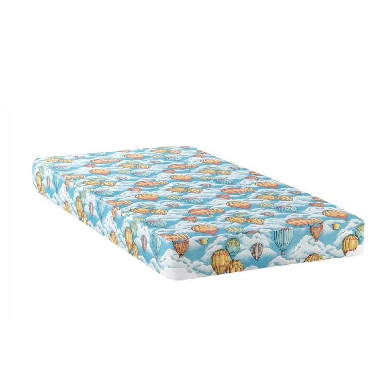 Queen - size mattresses for couples and standard bedroomsLatex mattresses with natural bounce and breathabilityPearson Balloon Blue Patterned Mattress with 2-inch Wood Bunkie Queen - size mattresses for couples and standard bedroomsLatex mattresses with natural bounce and breathabilityPearson Balloon Blue Patterned Mattress with 2-inch Wood Bunkie