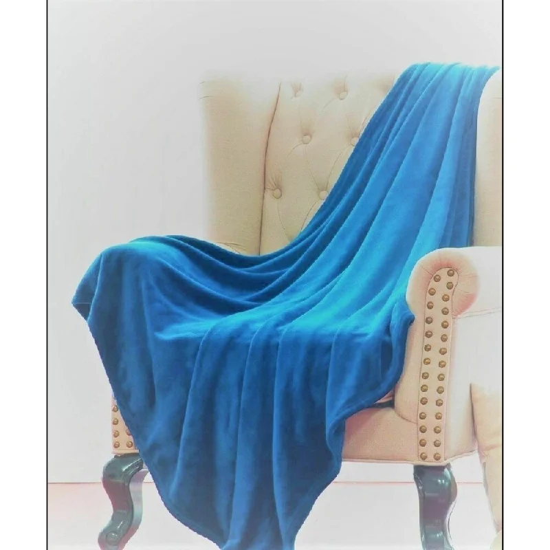 Wool blankets with natural warmth and insulationRayon from bamboo blankets for a silky and breathable feelRoyal Blue Throw Blanket 50" x 60" Wool blankets with natural warmth and insulationRayon from bamboo blankets for a silky and breathable feelRoyal Blue Throw Blanket 50" x 60"