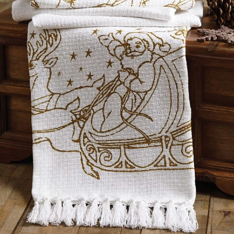 Synthetic fiber blend blankets for a budget - friendly choiceFleece blankets for a cozy and plush textureSanta's Reindeer Woven Throw Synthetic fiber blend blankets for a budget - friendly choiceFleece blankets for a cozy and plush textureSanta's Reindeer Woven Throw