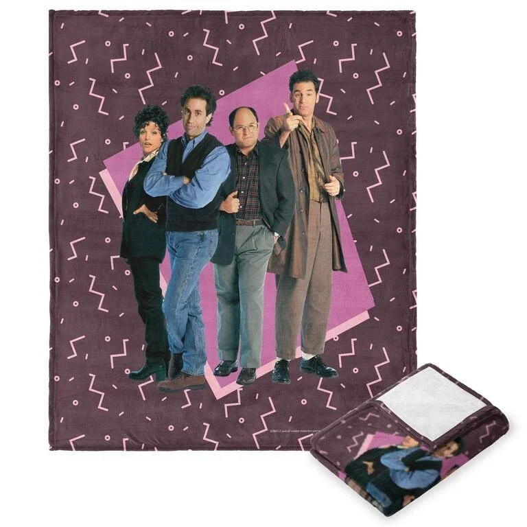 Queen - size blankets for standard - sized bedsKing - size blankets to cover large beds comfortablySeinfeld The Gang Silk Touch Throw Queen - size blankets for standard - sized bedsKing - size blankets to cover large beds comfortablySeinfeld The Gang Silk Touch Throw