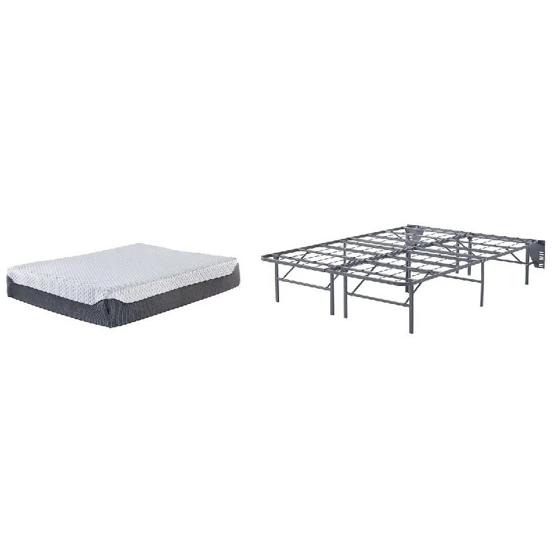 Polyester - foam mattresses for budget - friendly optionsGel - infused memory foam mattresses for cooler sleepSignature Design by Ashley 12 Inch Chime Elite Black/White 2-Piece Full Mattress Package Polyester - foam mattresses for budget - friendly optionsGel - infused memory foam mattresses for cooler sleepSignature Design by Ashley 12 Inch Chime Elite Black/White 2-Piece Full Mattress Package