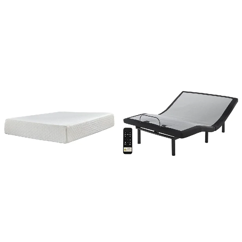 Innerspring mattresses with coil counts for supportBamboo - charcoal infused mattresses for odor absorptionSignature Design by Ashley Chime 12 Inch Memory Foam Black/White 2-Piece Mattress Package Innerspring mattresses with coil counts for supportBamboo - charcoal infused mattresses for odor absorptionSignature Design by Ashley Chime 12 Inch Memory Foam Black/White 2-Piece Mattress Package