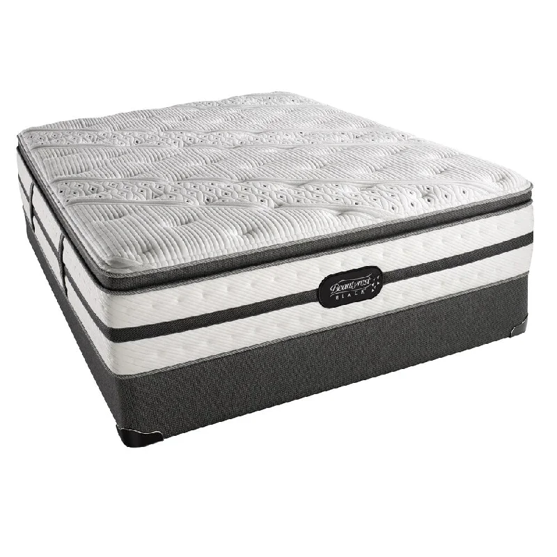 King - size mattresses for spacious master bedroomsBamboo - charcoal infused mattresses for odor absorptionSimmons Beautyrest Black Evie Plush Box Top California King-size Set King - size mattresses for spacious master bedroomsBamboo - charcoal infused mattresses for odor absorptionSimmons Beautyrest Black Evie Plush Box Top California King-size Set