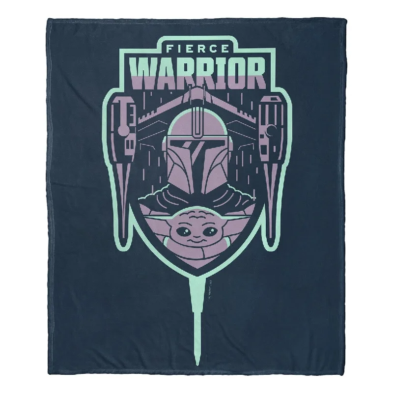 Mohair blankets with a unique sheen and softnessRayon from bamboo blankets for a silky and breathable feelStar Wars The Mandalorian, Fierce Warrior Silk Touch Throw Mohair blankets with a unique sheen and softnessRayon from bamboo blankets for a silky and breathable feelStar Wars The Mandalorian, Fierce Warrior Silk Touch Throw
