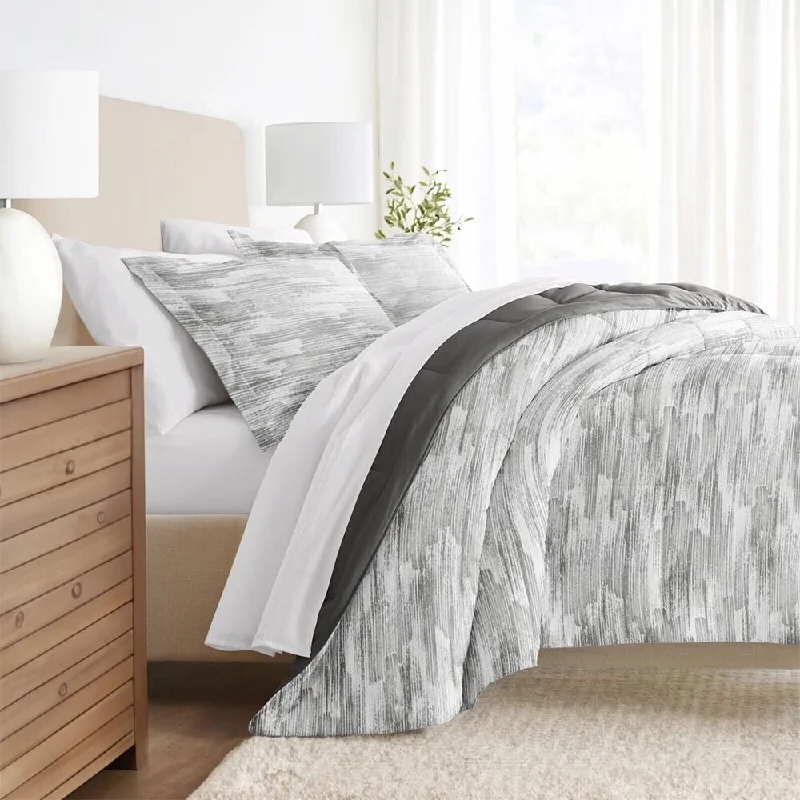 Microfiber blankets that are durable and easy to care forQueen - size blankets for standard - sized bedsTwin/TwinXL Striped Patterned Reversible Comforter Set Grey Microfiber blankets that are durable and easy to care forQueen - size blankets for standard - sized bedsTwin/TwinXL Striped Patterned Reversible Comforter Set Grey