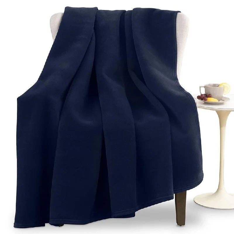 Linen blankets with a rustic and textured lookCashmere blankets for ultimate softness and luxuryTwin Warm Insulated Thermal Durable Navy