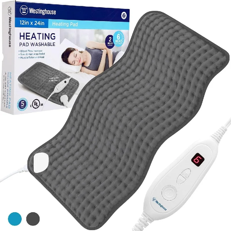 Fleece blankets for a cozy and plush textureAlpaca wool blankets for a hypoallergenic and warm optionWestinghouse Electric Heating Pad for Back Pain Cramps Relief